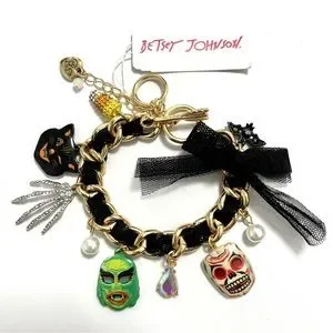 Betsey Johnson Jewelry Betsey Johnson Charm Bracelet Gold Tone